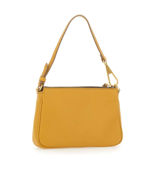 Gianni Chiarini Zip-top Grain Leather Shoulder Bag