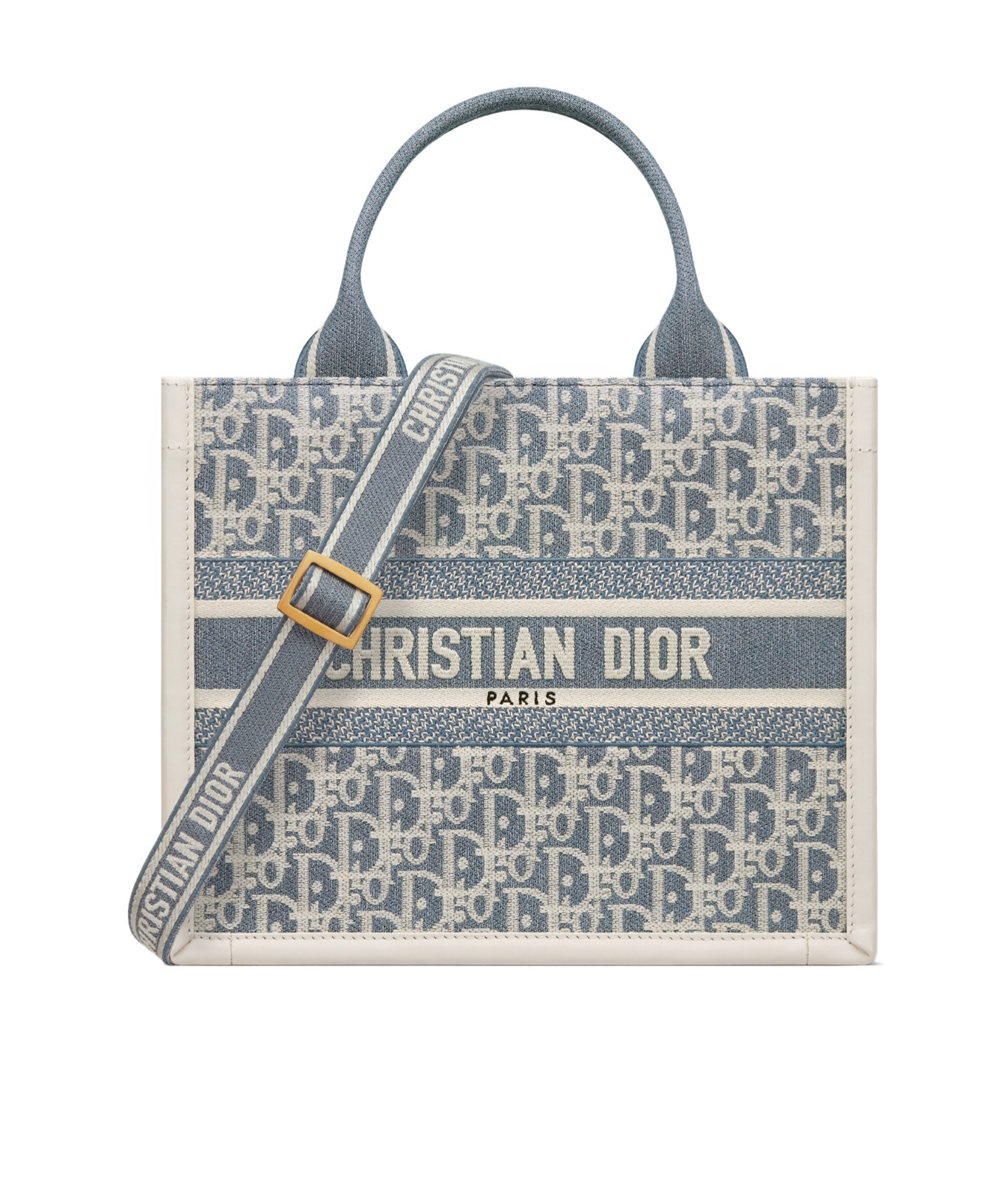 Dior Small Book Tote Shoulder Bag In Gray