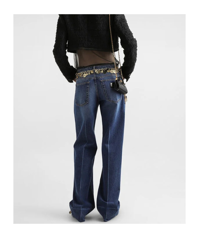 Dolce & Gabbana Denim Straight-leg Jeans In Blue