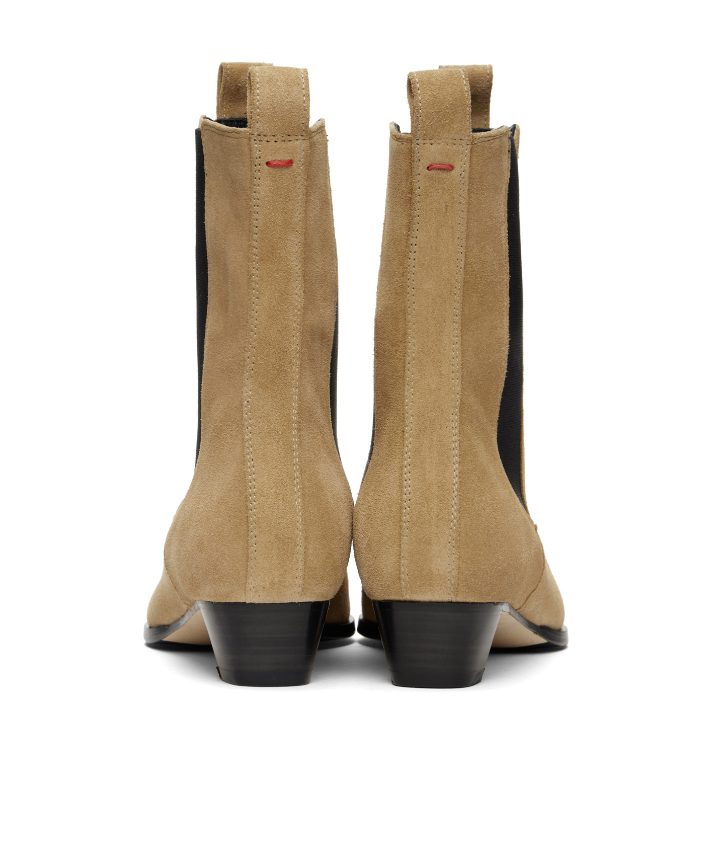 Aeyde Tan Kiki Chelsea Boots In Green
