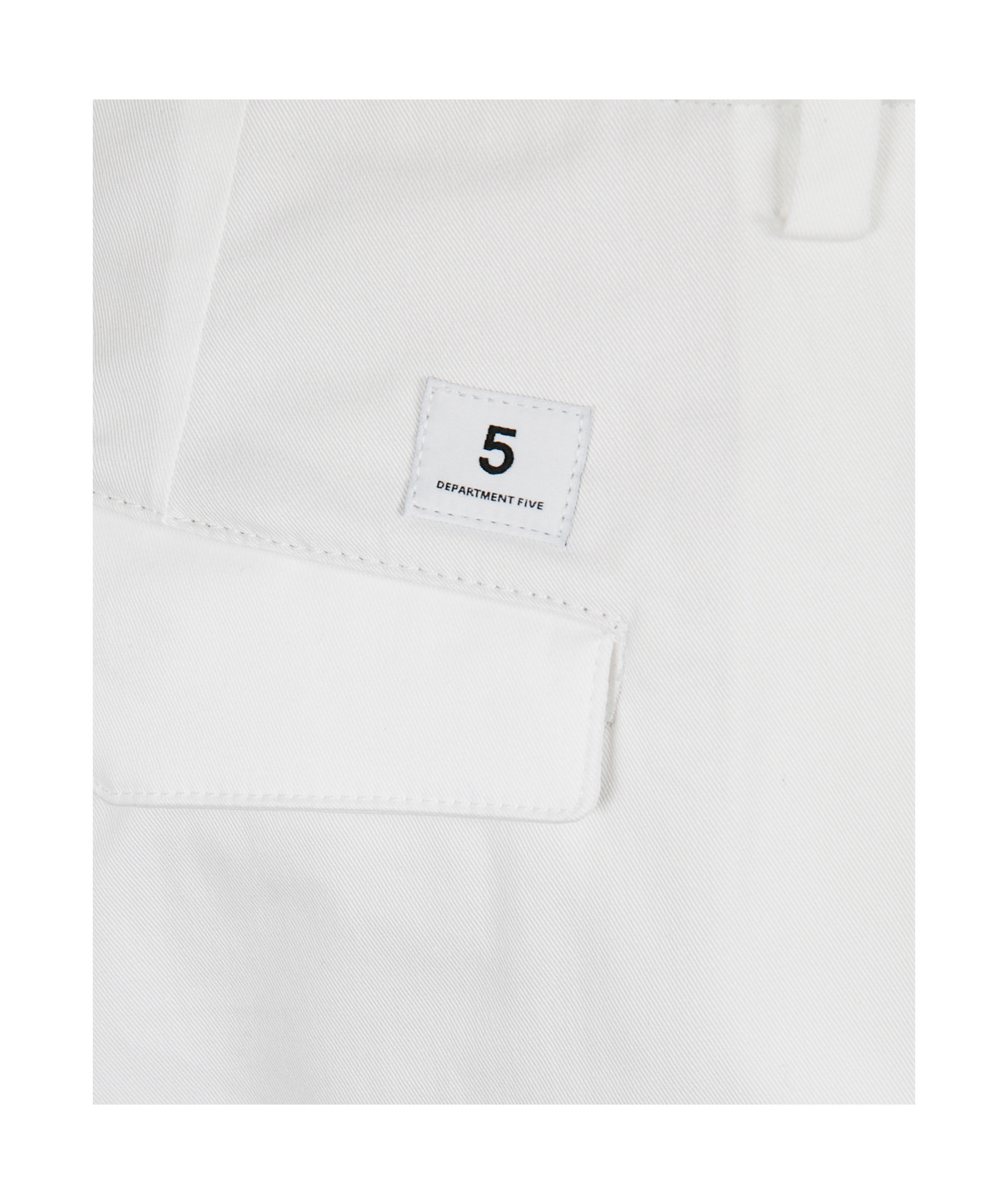Department Five Belt Loops Slacks In White