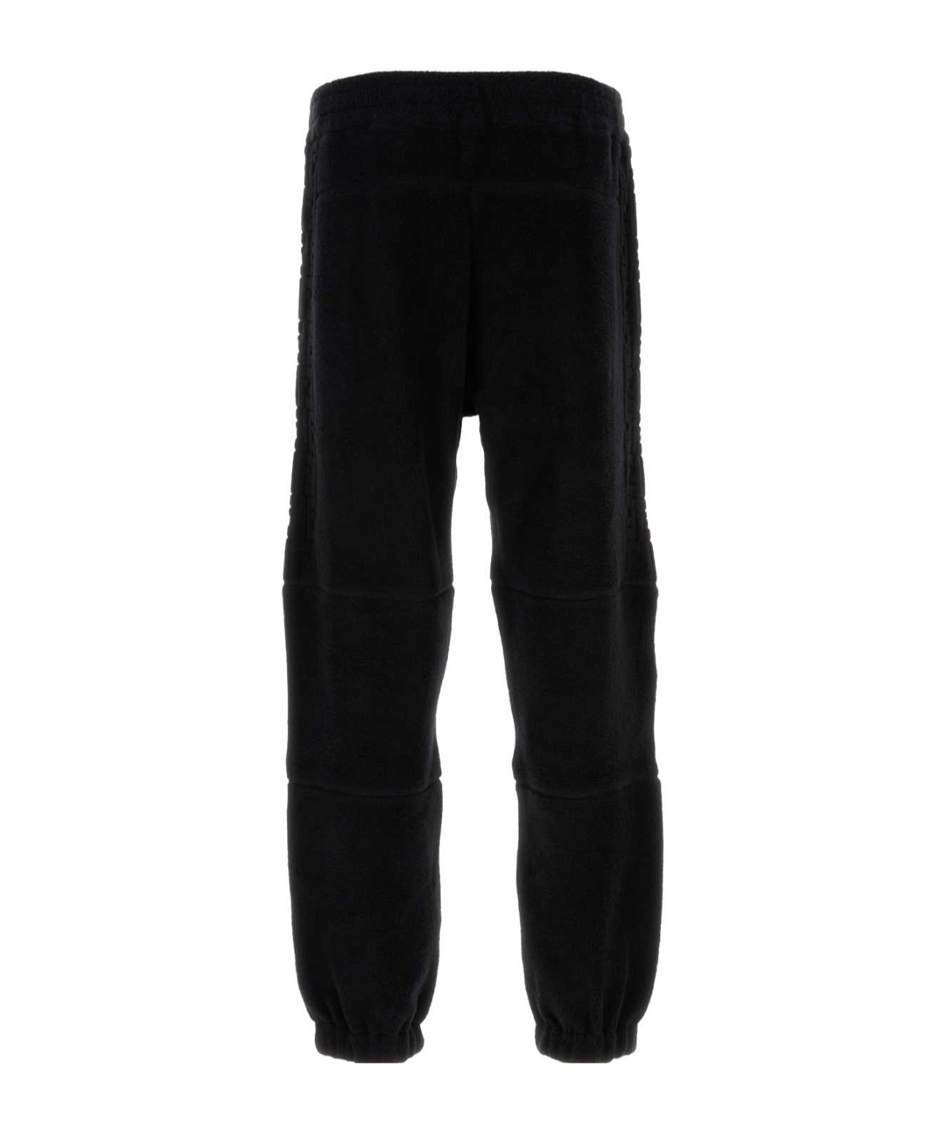 Fendi Stretch Terry Fabric Joggers For Men In Black