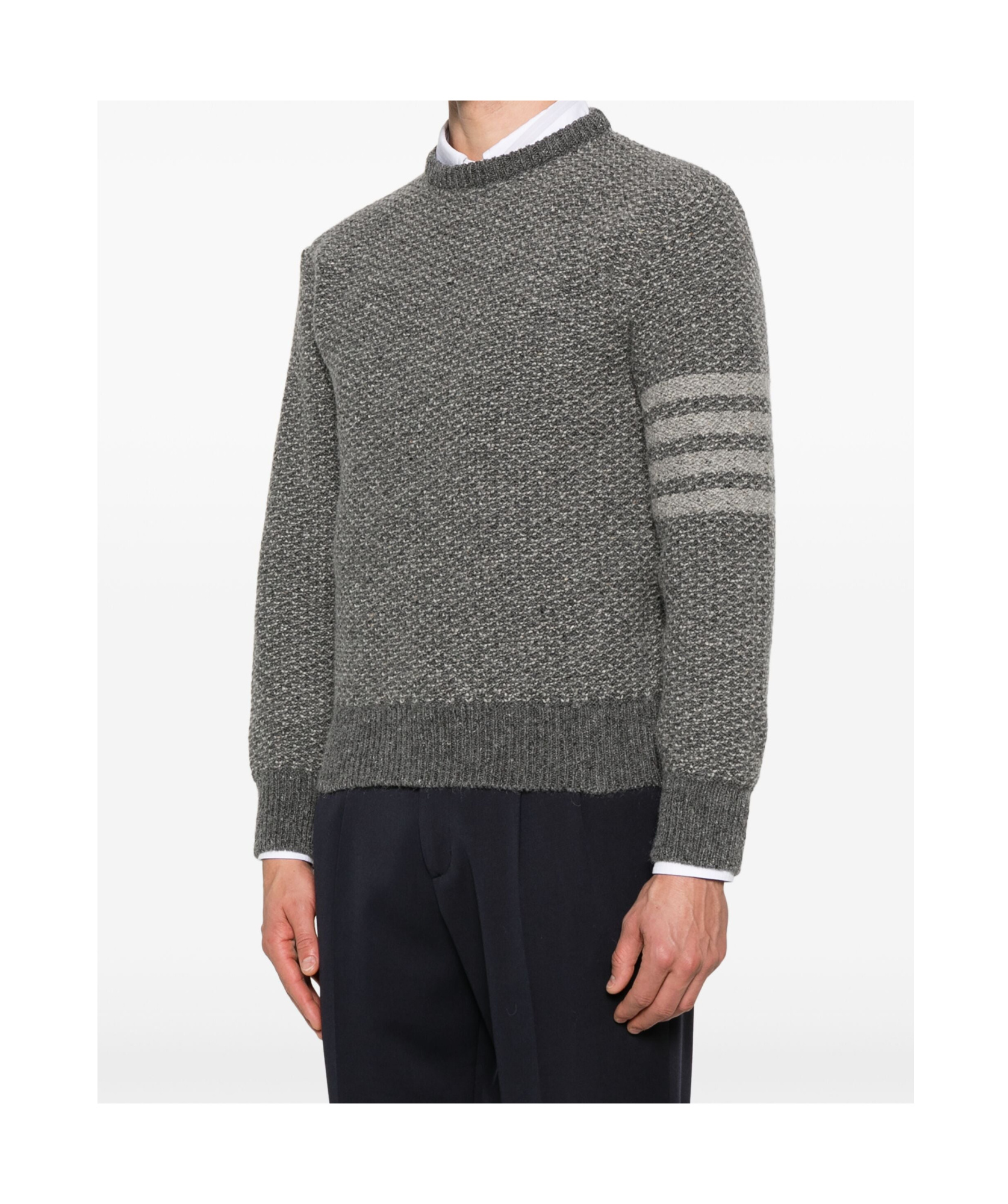 Thom Browne 'lightweight 4-bar Kn In Gray