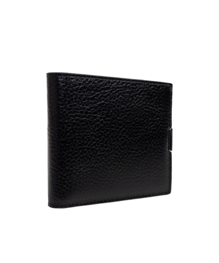 Lemaire Leather Wallet In Black