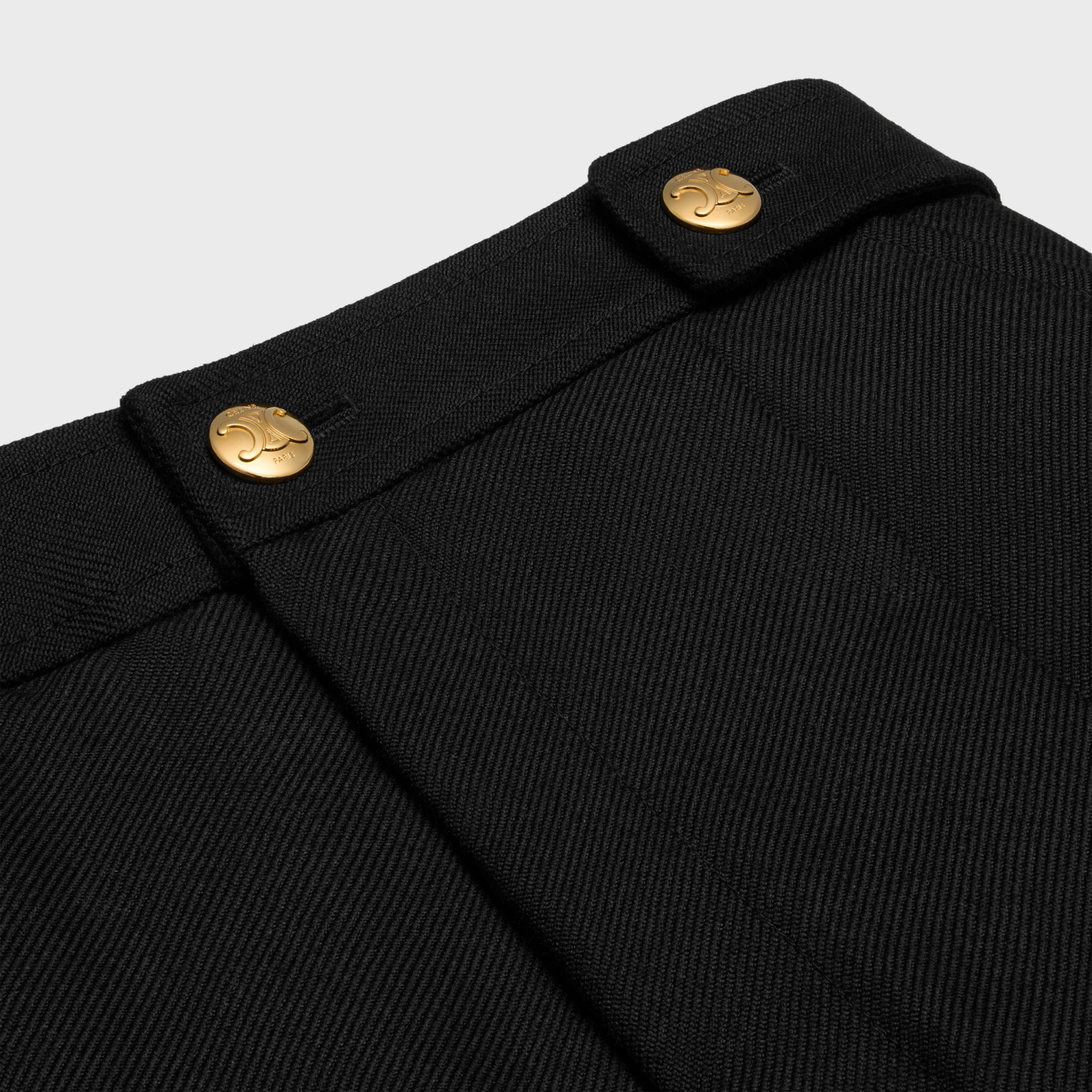 Shop Celine Taillat Pants In Mohair Wool In Black