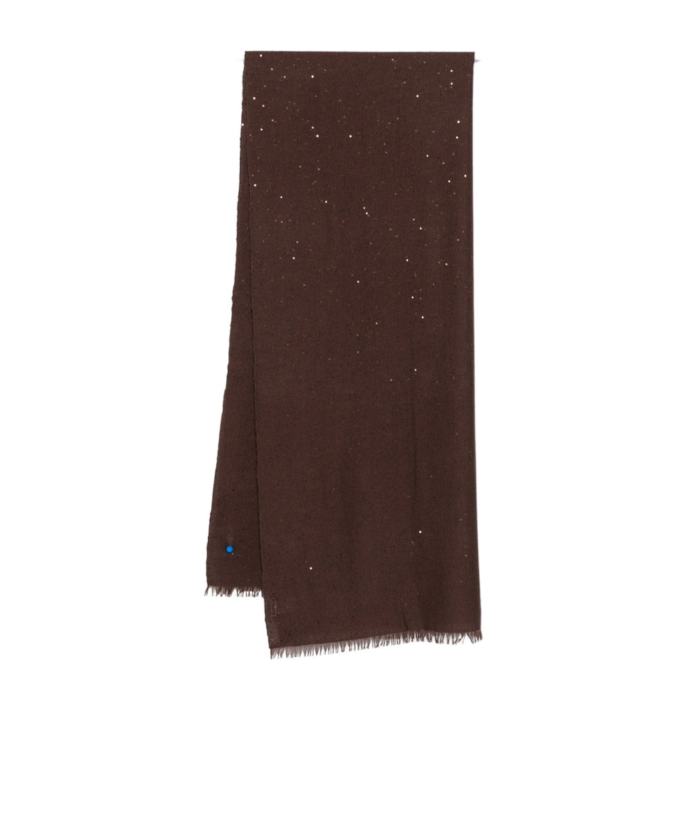 Brunello Cucinelli Diamond-yarn Sequinned Scarf