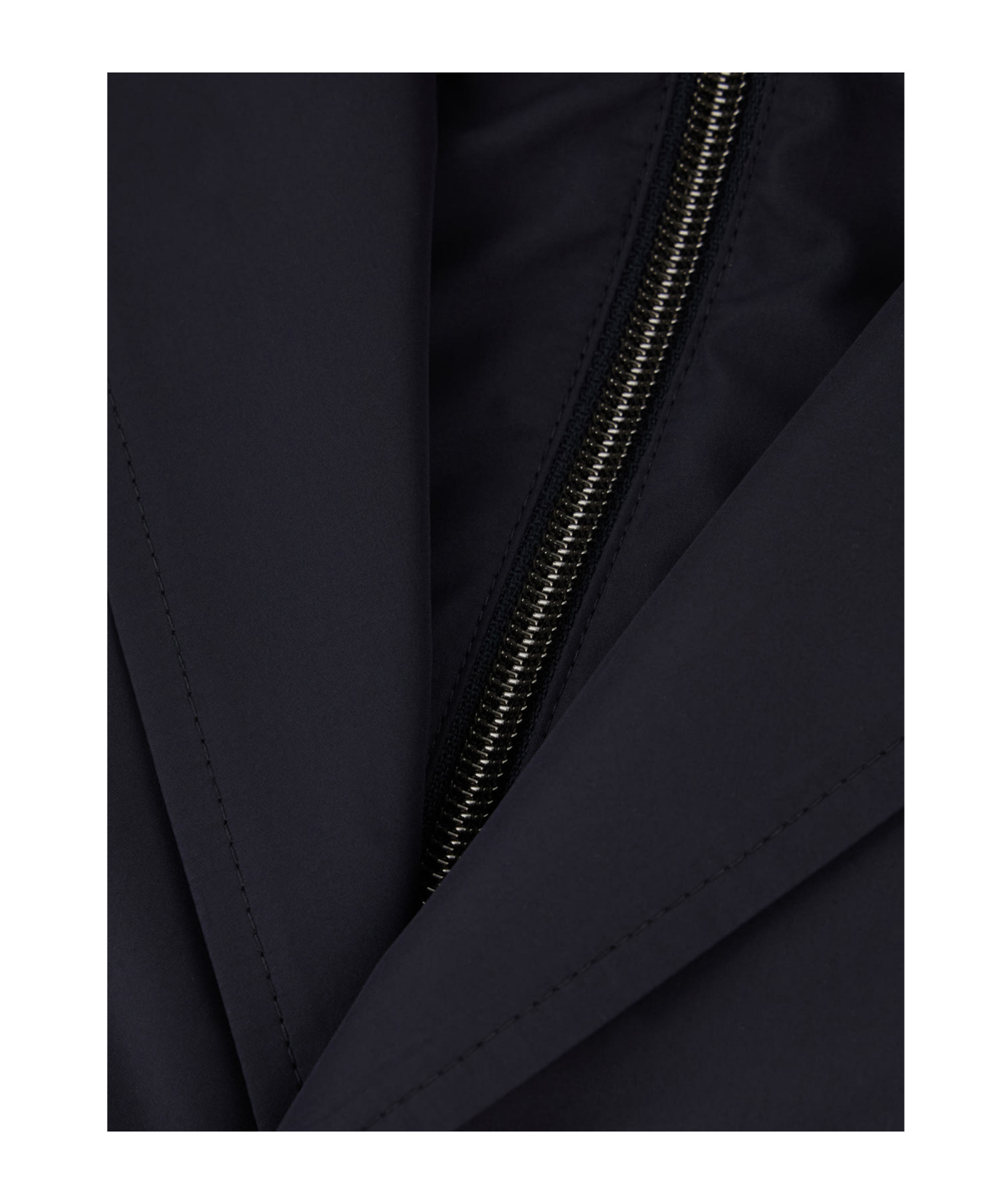 Herno Fabric Jacket With Chest And Front Pockets In Black