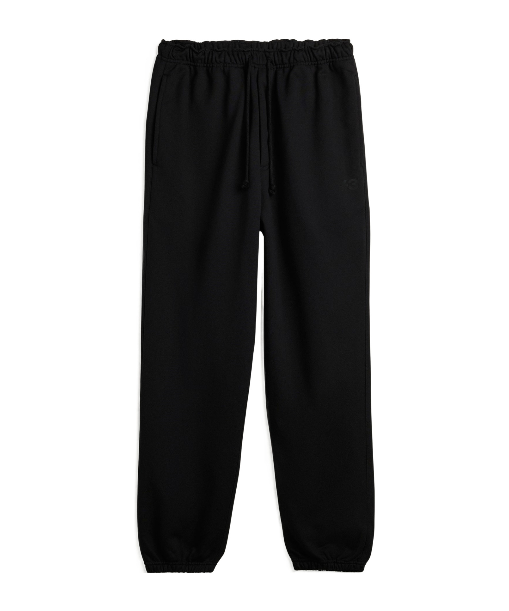 Y-3 Adidas Cotton Track-pants In Black