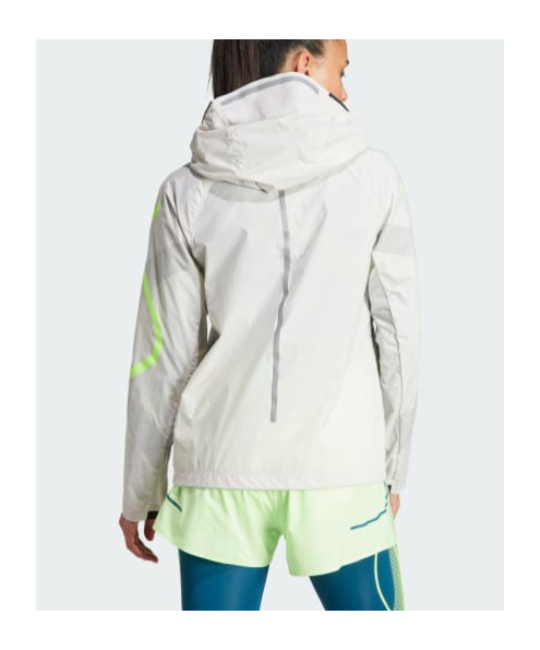 Adidas By Stella Mccartney Long-sleeved Casual Jacket In White