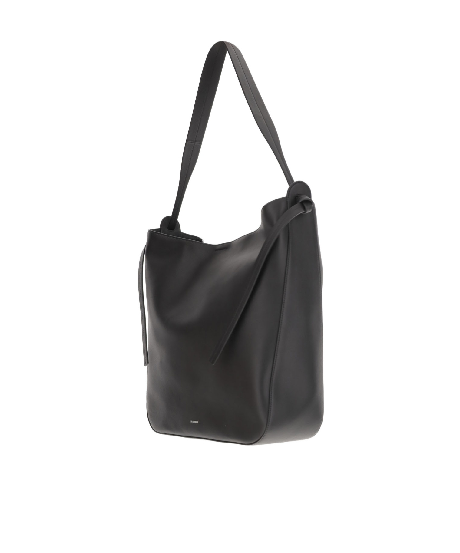 Jil Sander Single Handle Shoulder Bag In Black