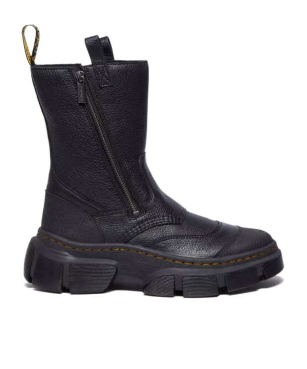 Dr. Martens' Zippered Short Boots In Black