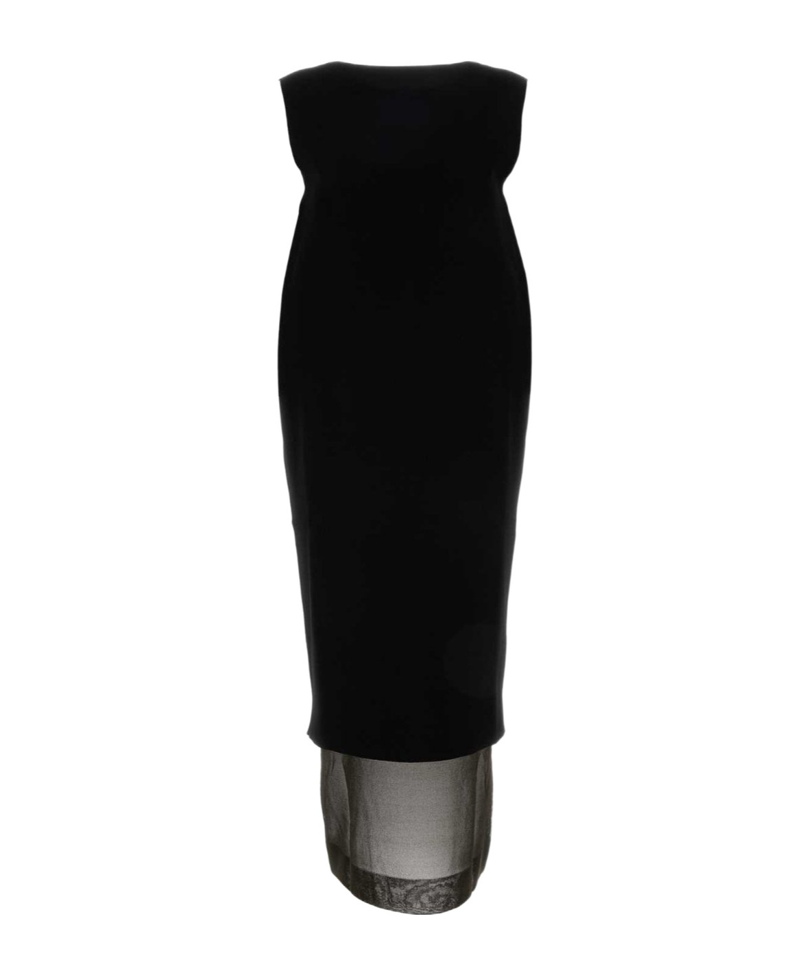 Khaite Malik Sleeveless Midi Dress In Black