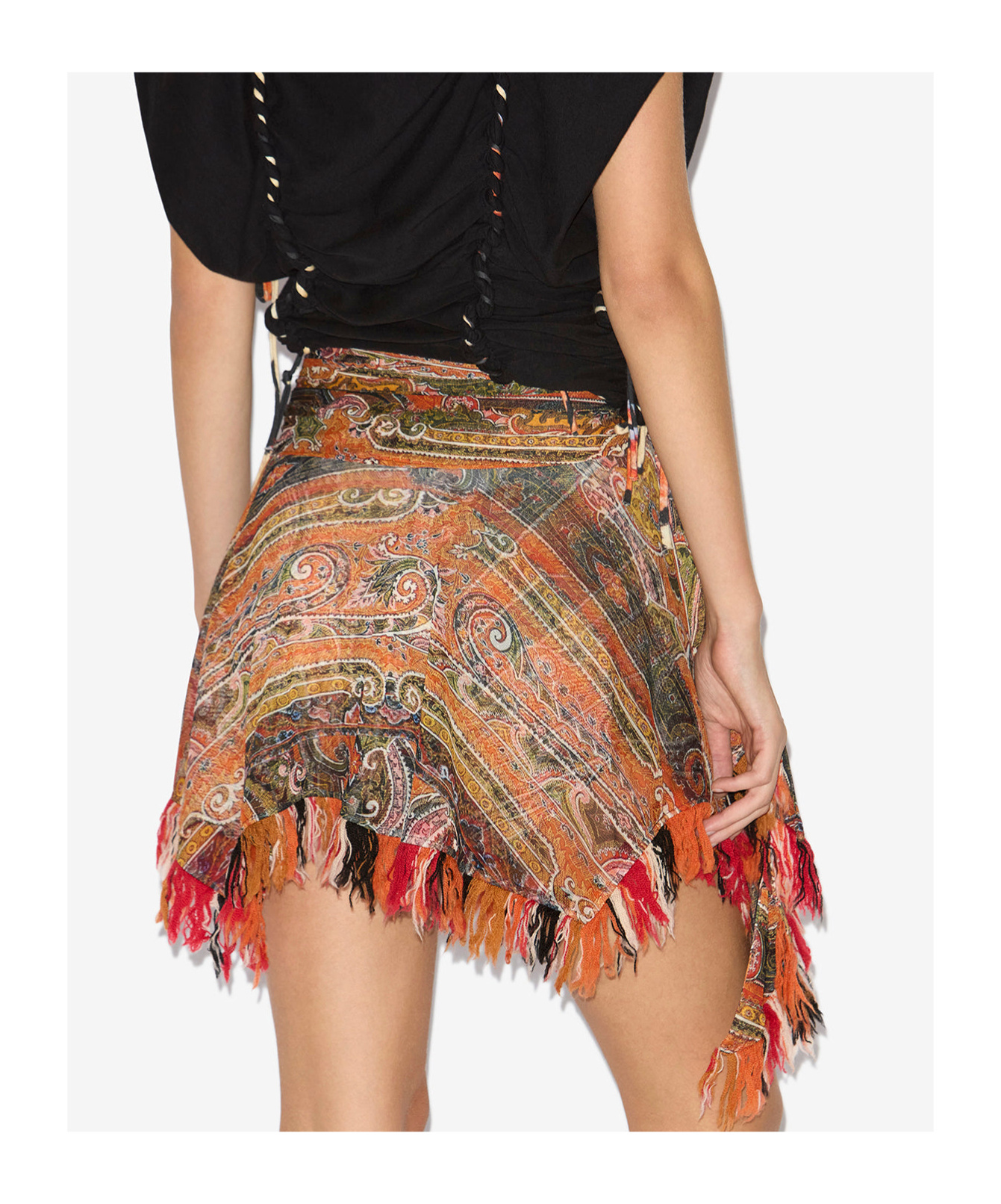 Shop Isabel Marant Dova Skirt In Multicolor