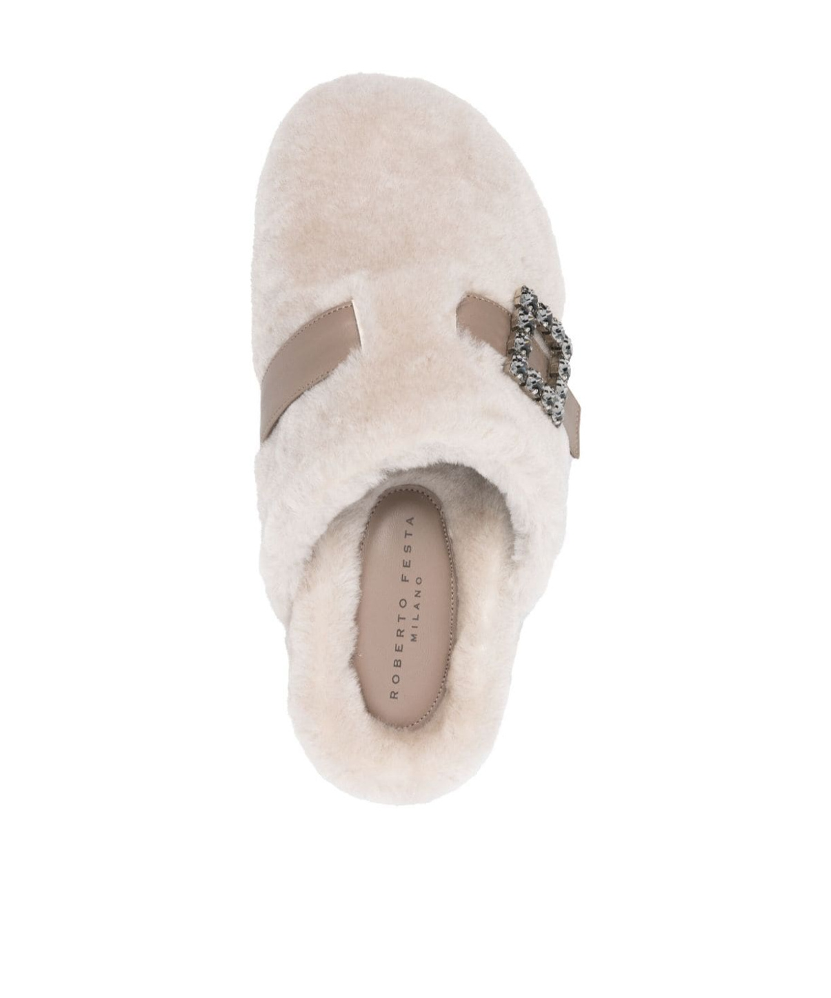 Roberto Festa Open-heel Muller Shoes In Nude