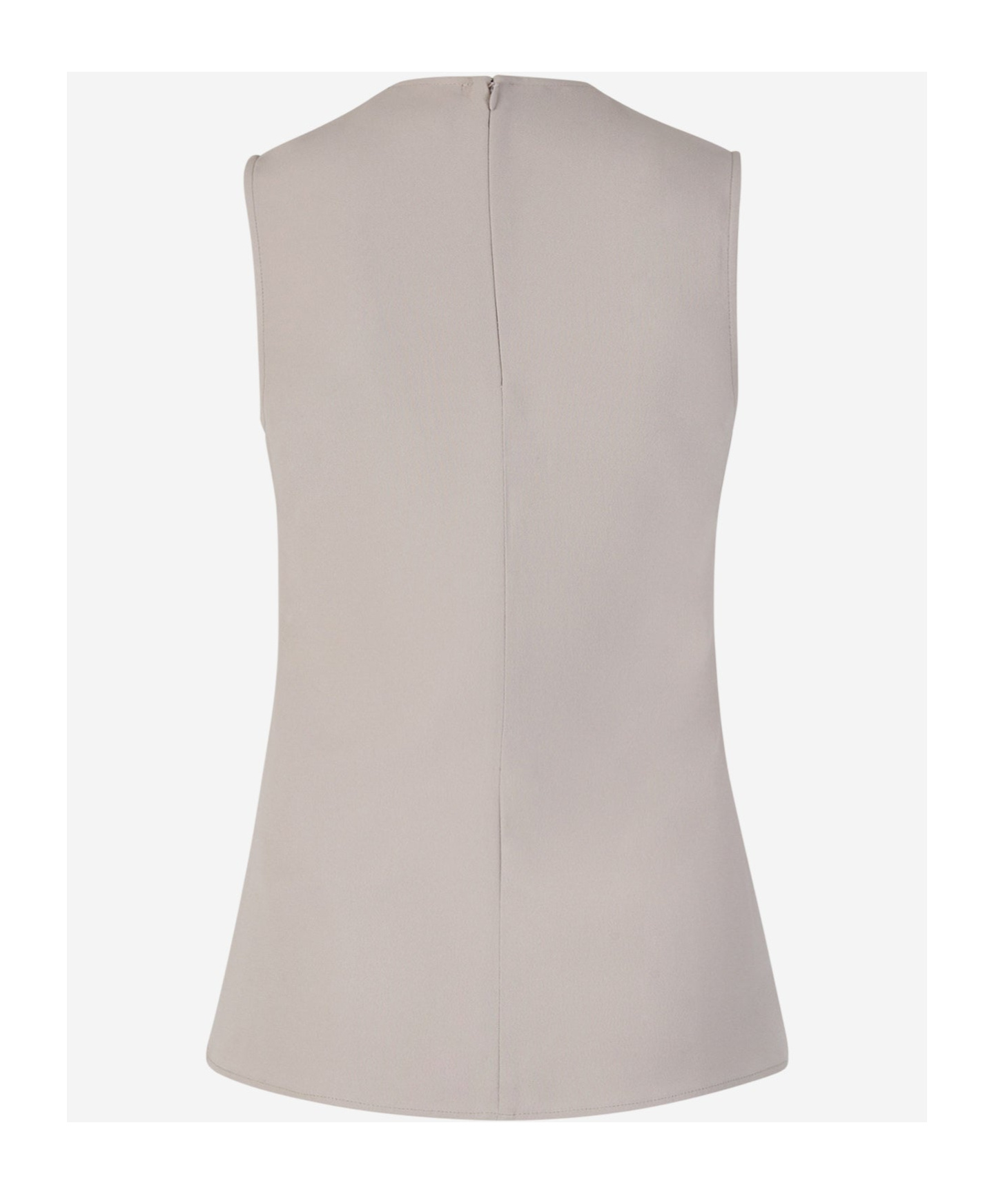 Ami Alexandre Mattiussi Ami Paris Viscose Fluid Top In Nude