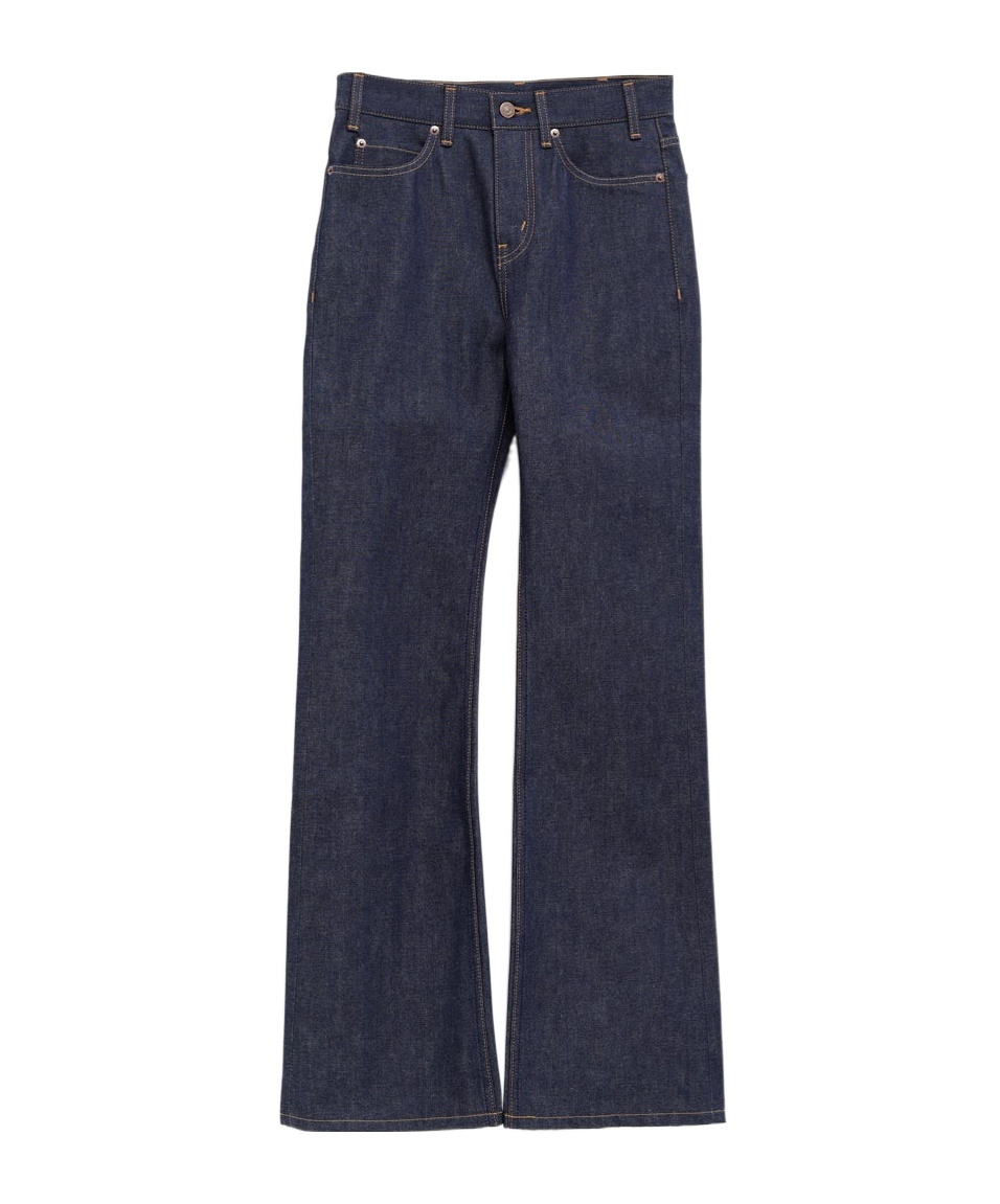 Celine Jeans With Belt Loops In Blue