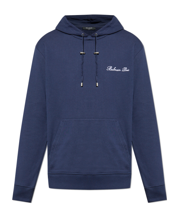Balmain Long Sleeve Sweatshirt In Blue