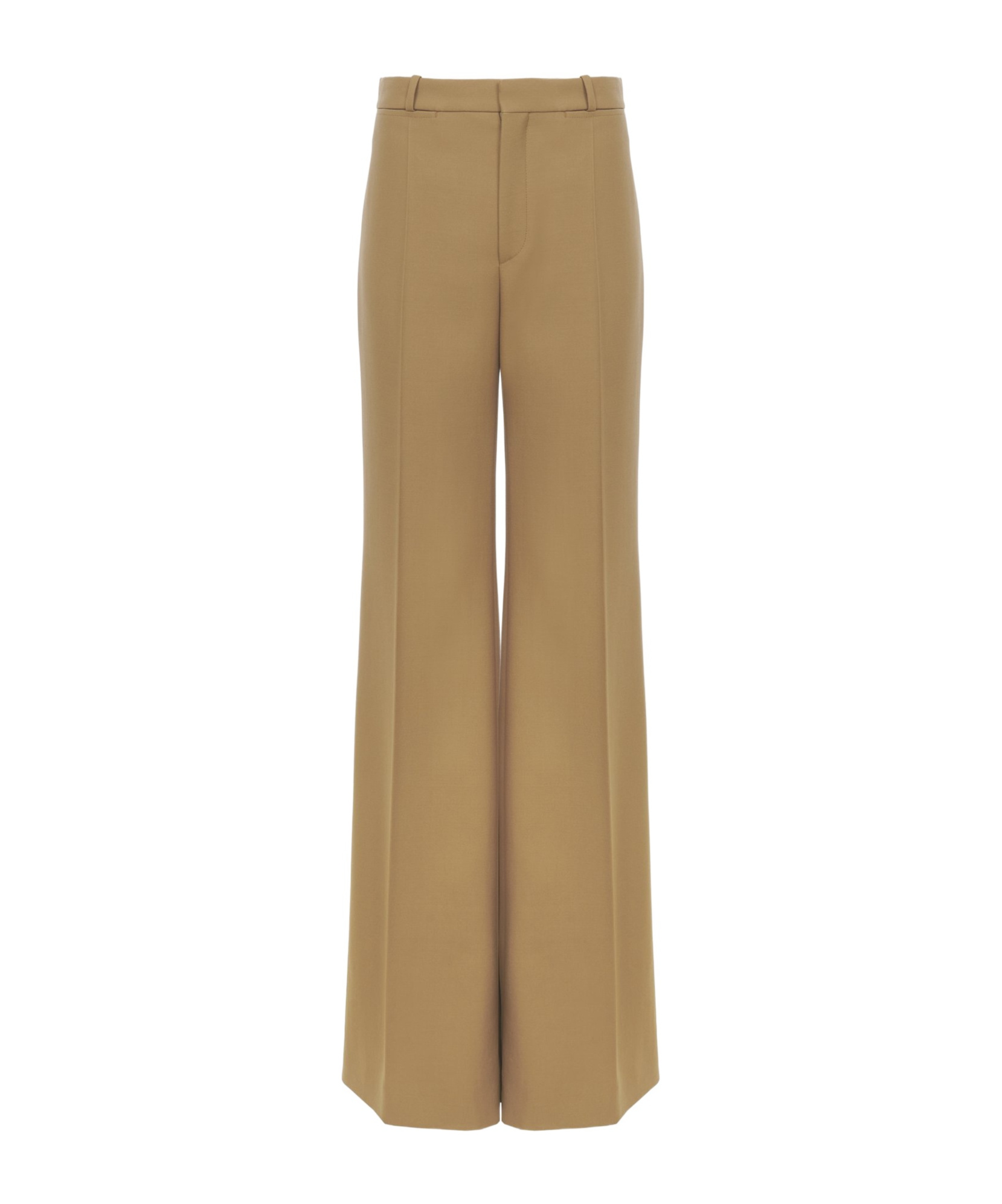 Chloé Belt-loop Casual Pants In Brown