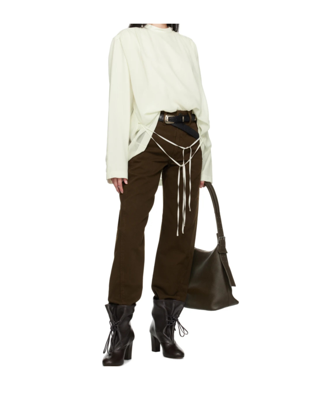 Lemaire Off-white Soft Blouse In White