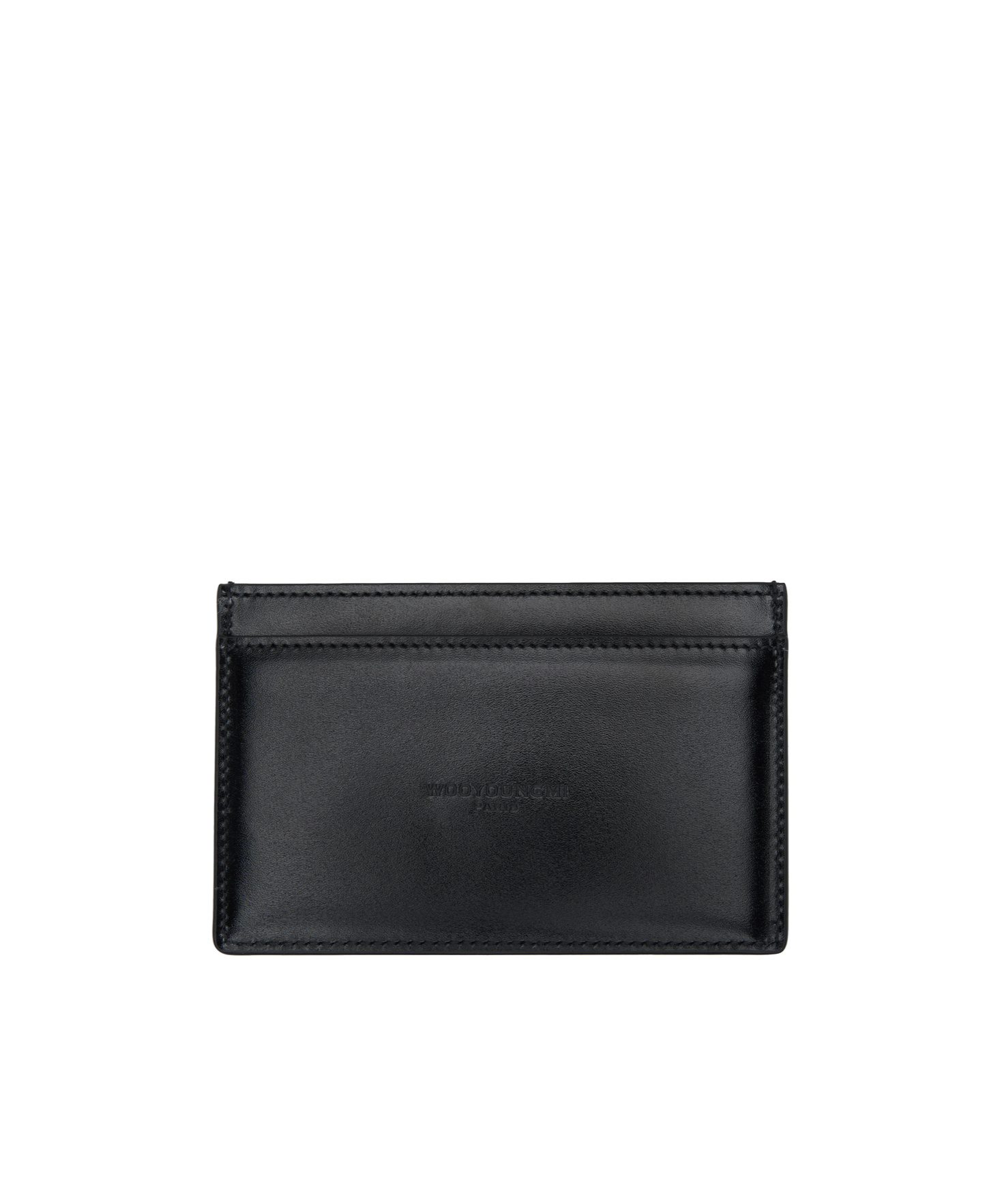 Wooyoungmi Logo Card Holder In Black