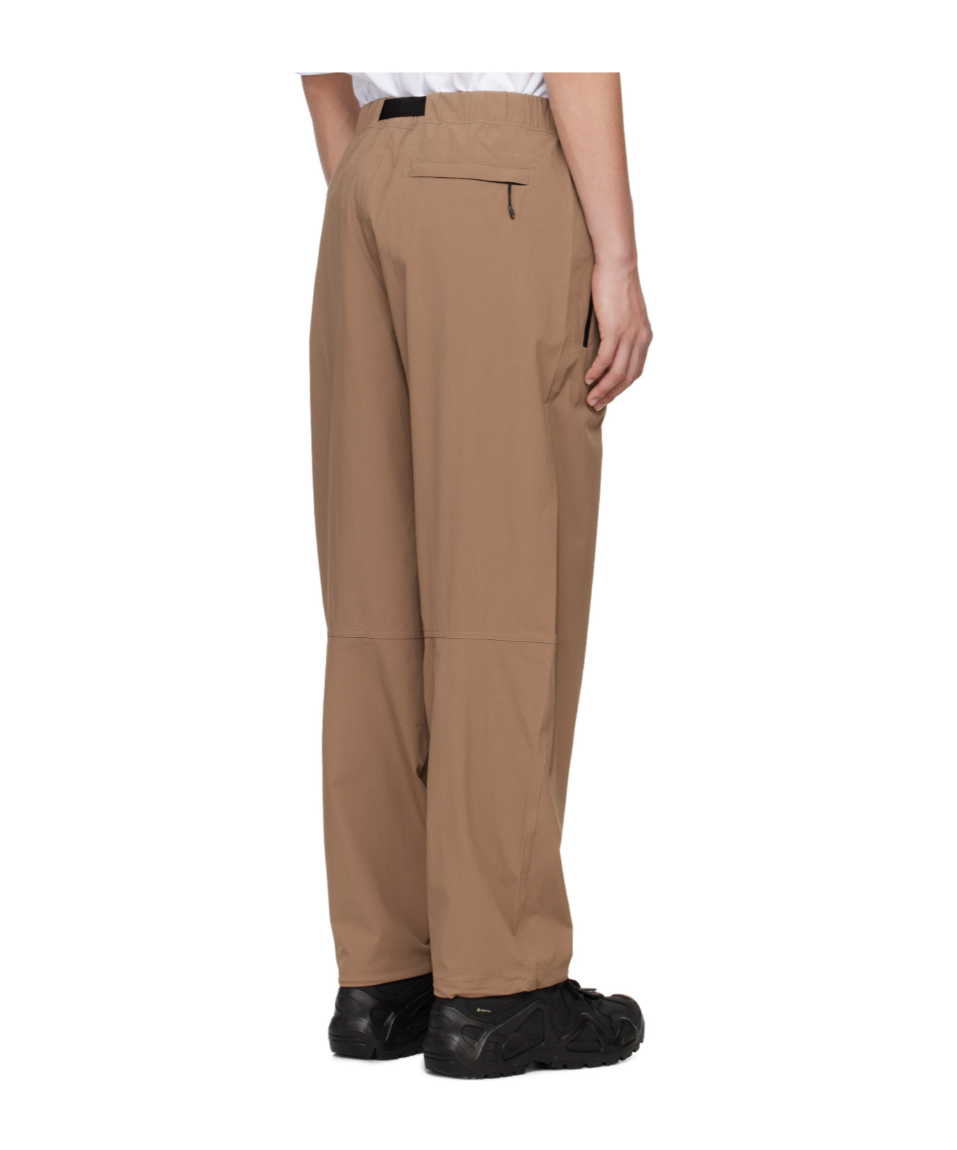 The North Face Tan North Dome Wind Trousers In Latte