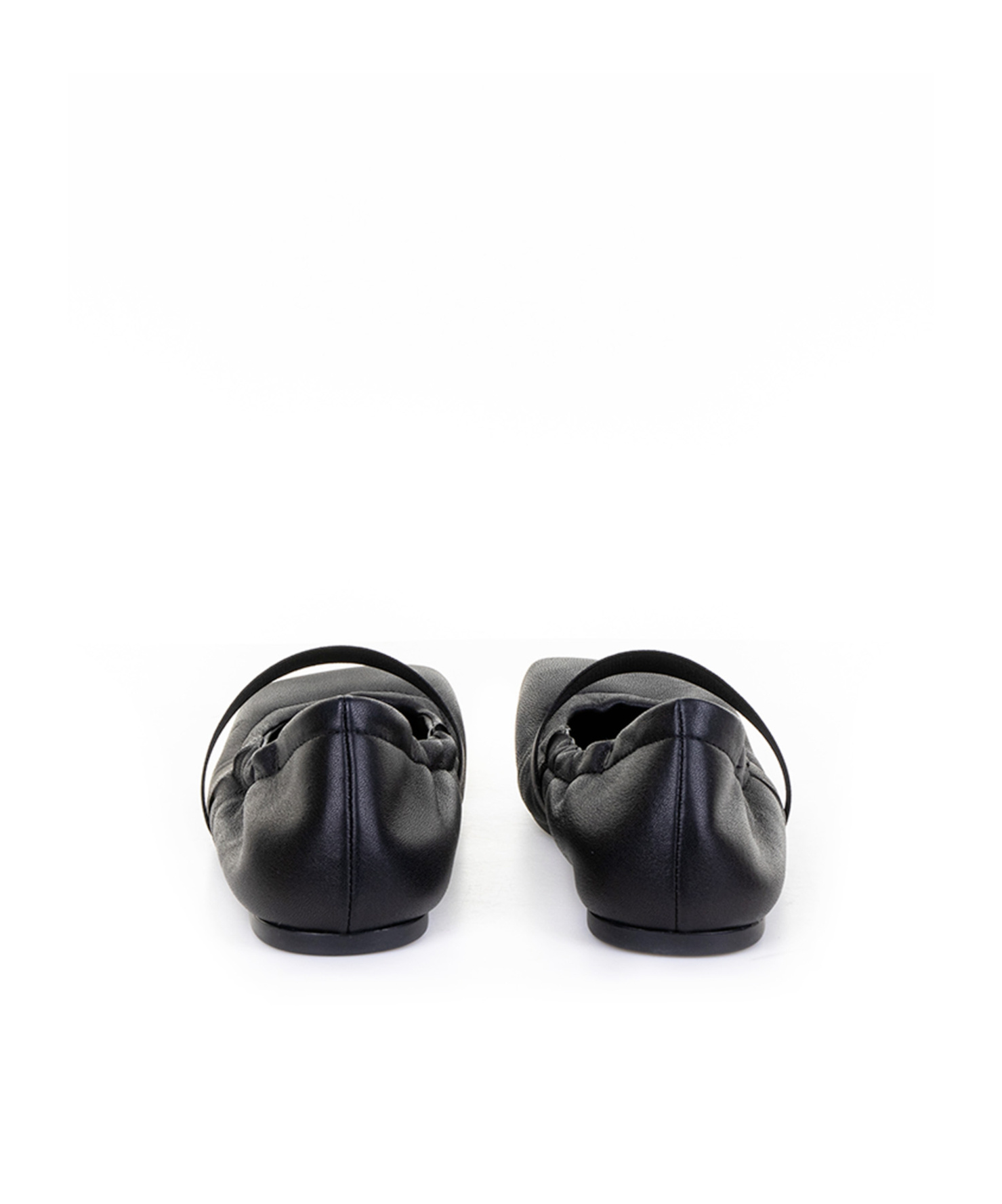 Shop Vic Matie Almond Toe Slip-on Ballerinas In Black