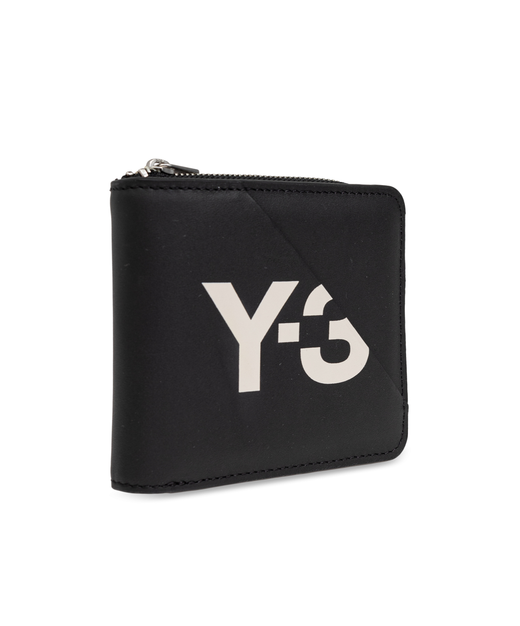 Y-3 X Adidas Logo-print Wallet In Black