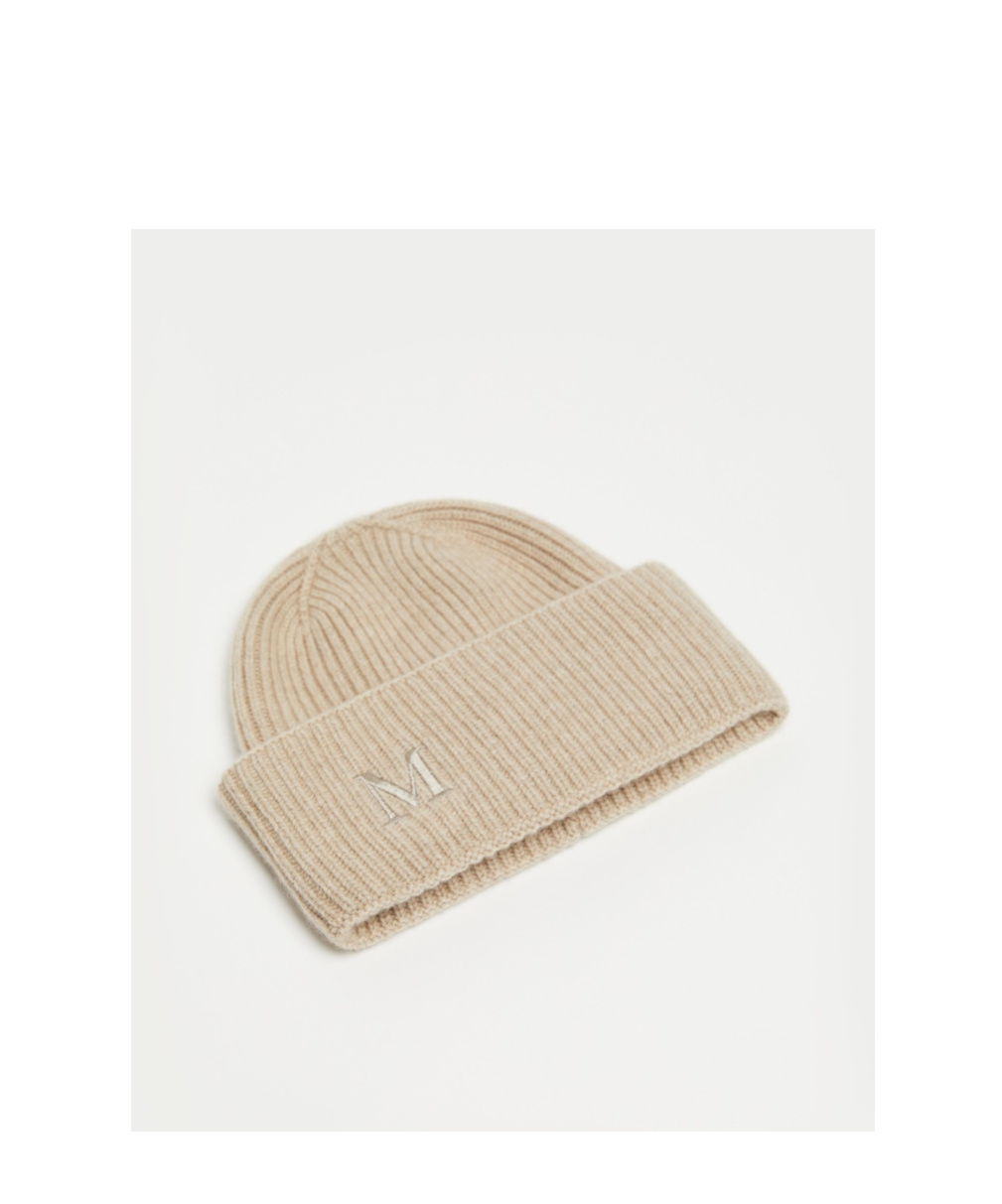 Max Mara Logo Hat In Nude