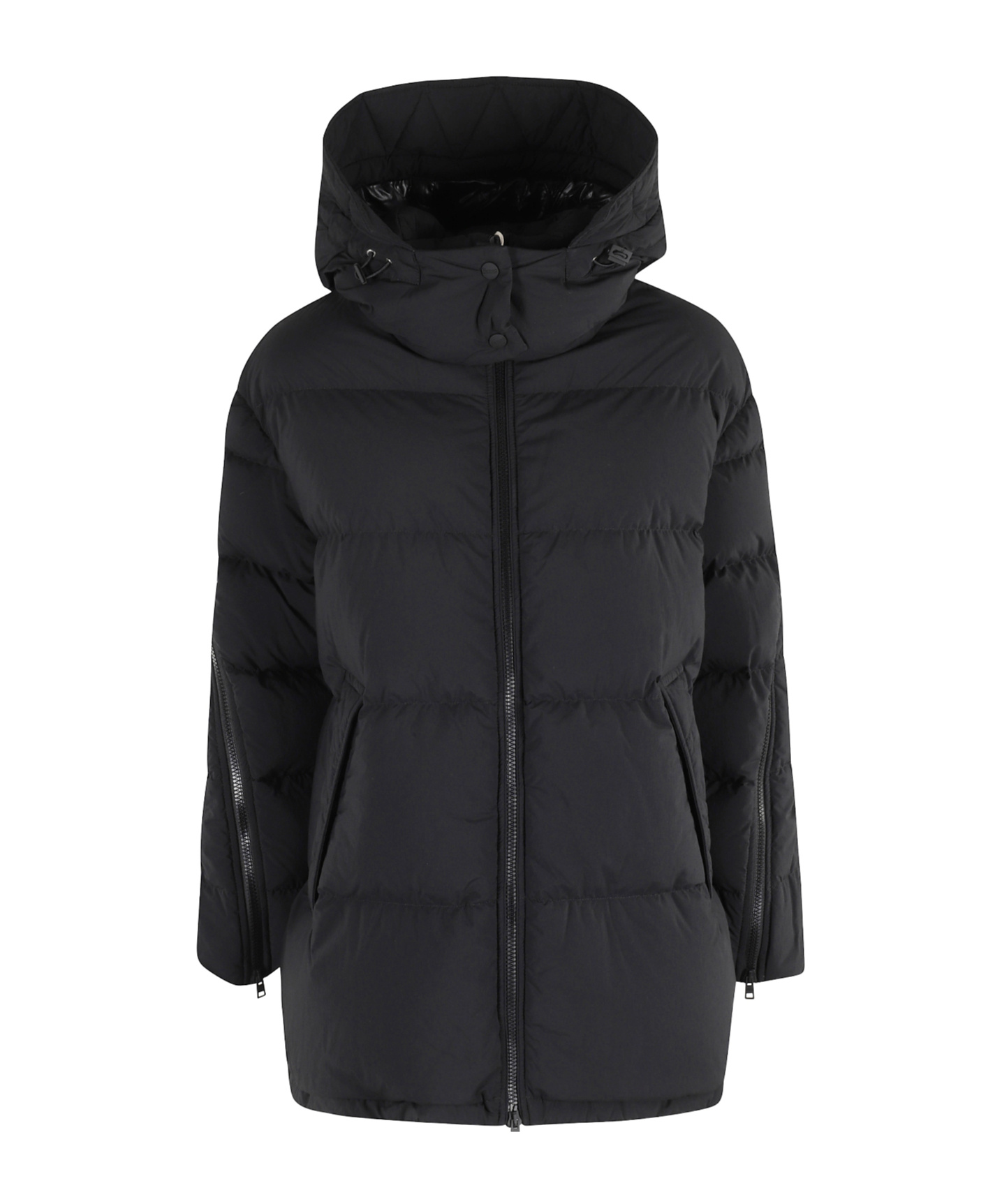 Herno Hooded Down Jacket In Black