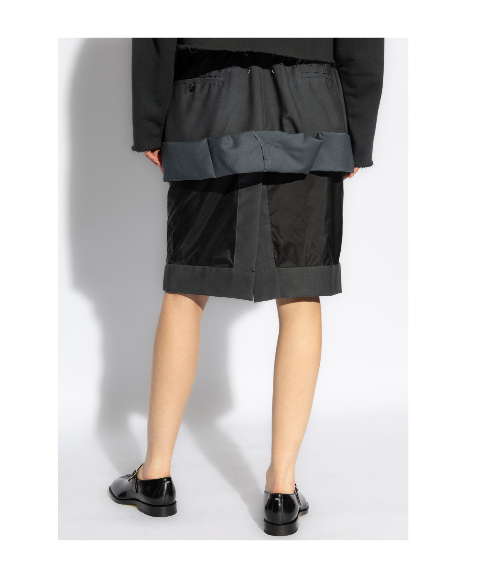 Maison Margiela Layered Knee-length Skirt In Black