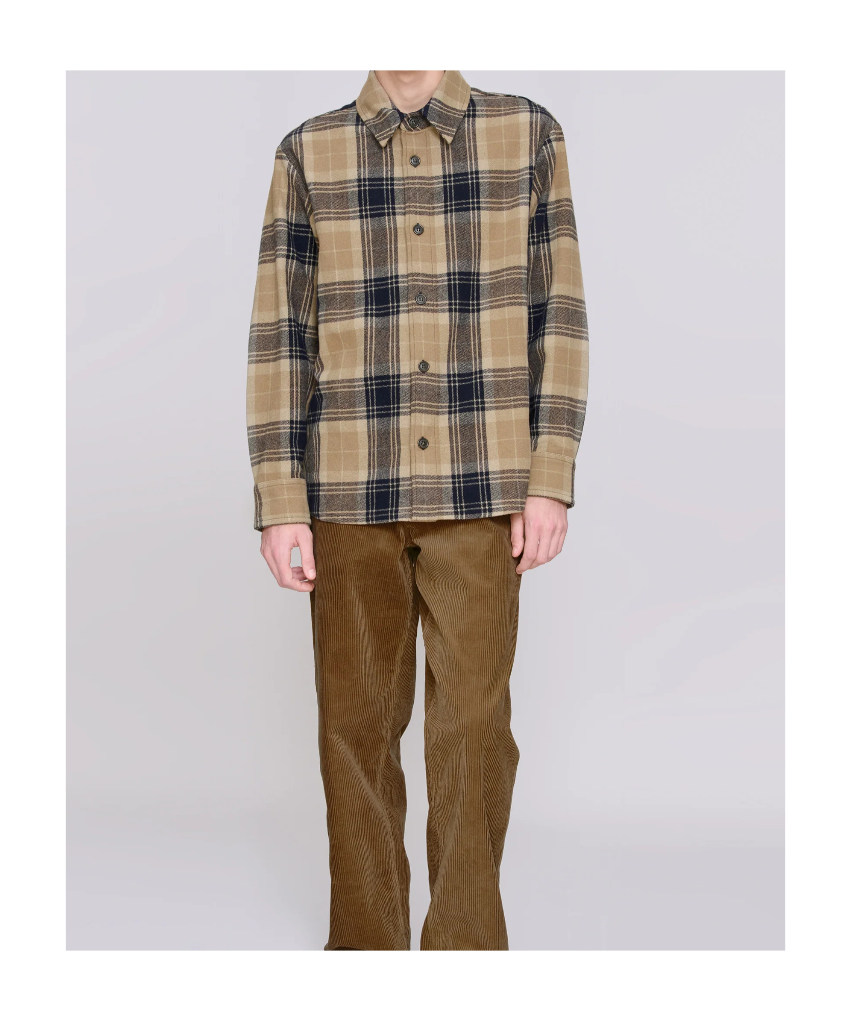 Apc Bobby Overshirt In Brown