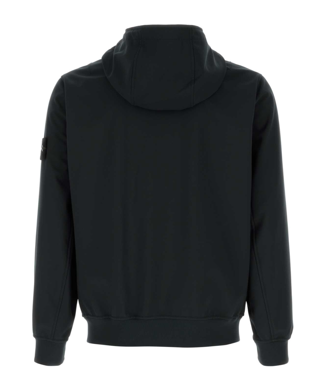 Stone Island Soft Shell Jacket In Black