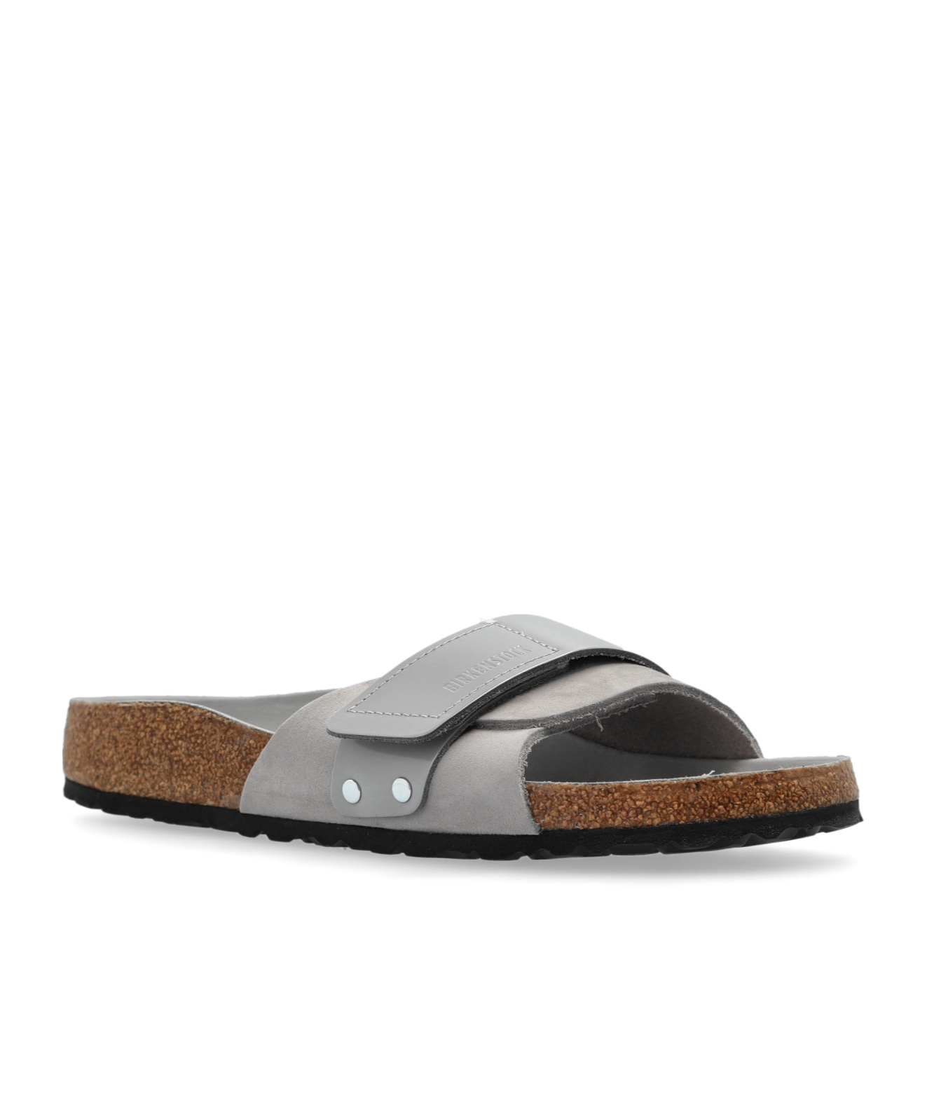 Birkenstock Round Head Slippers In Gray