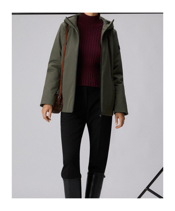 Peuterey Active Bi-stretch Nylon Jacket In Green