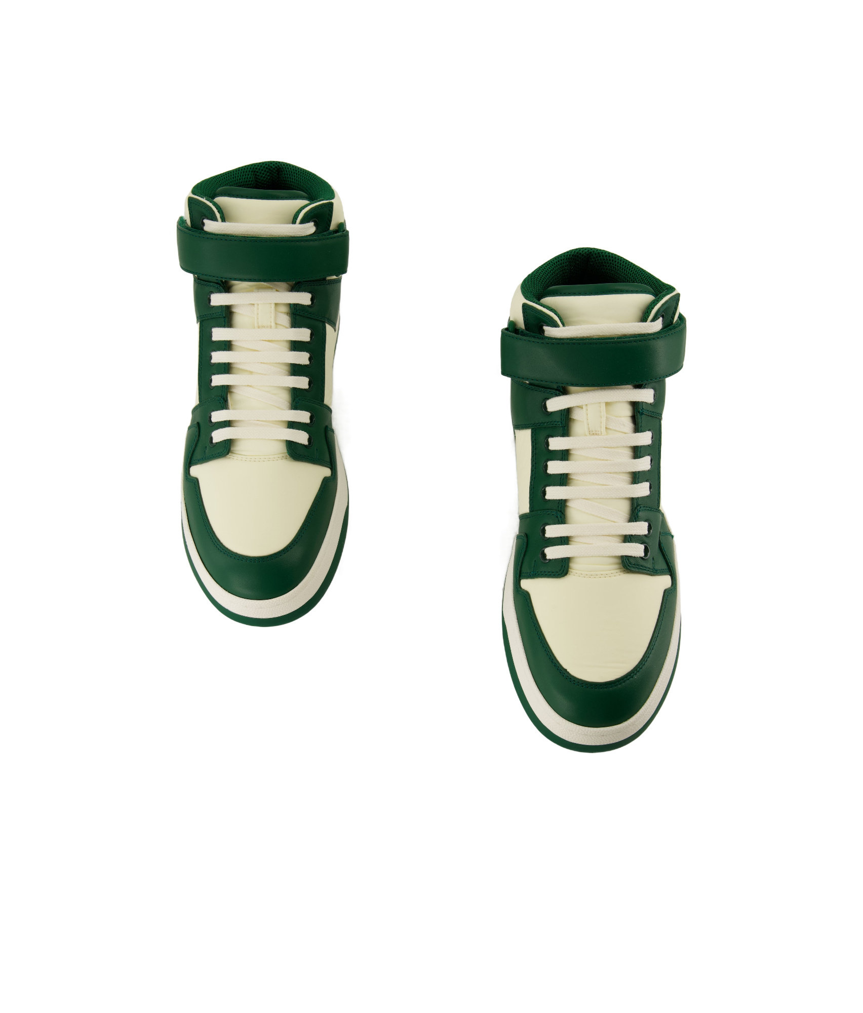 Saint Laurent Lax Lace-up Sneakers In Green