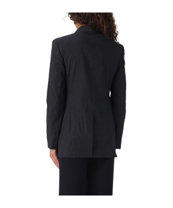 Shop Theory Shawl-lapels Single-breasted Blazer In Black