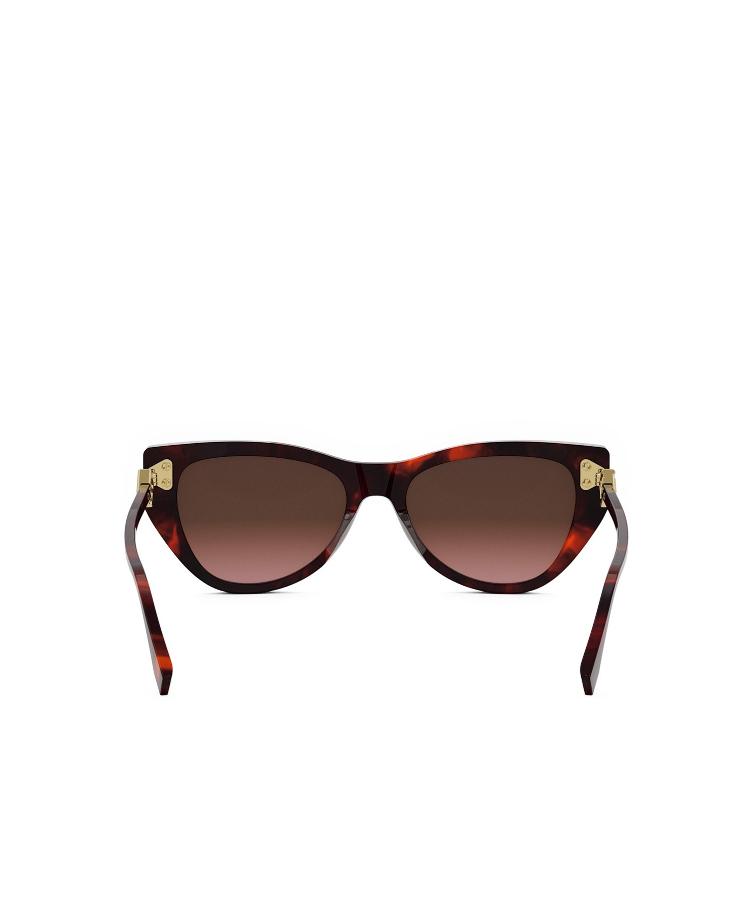 Fendi Ff Diamond Logo Acetate & Nylon Cat-eye Sunglasses In Green