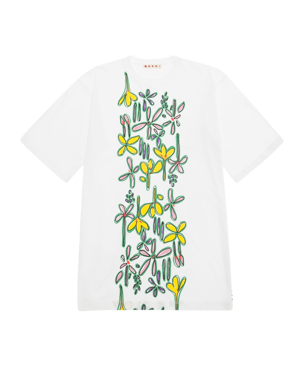 Marni Short-sleeved T-shirt In White