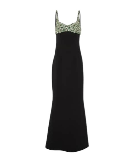 Safiyaa London Beatriz Embellished Gown In Black