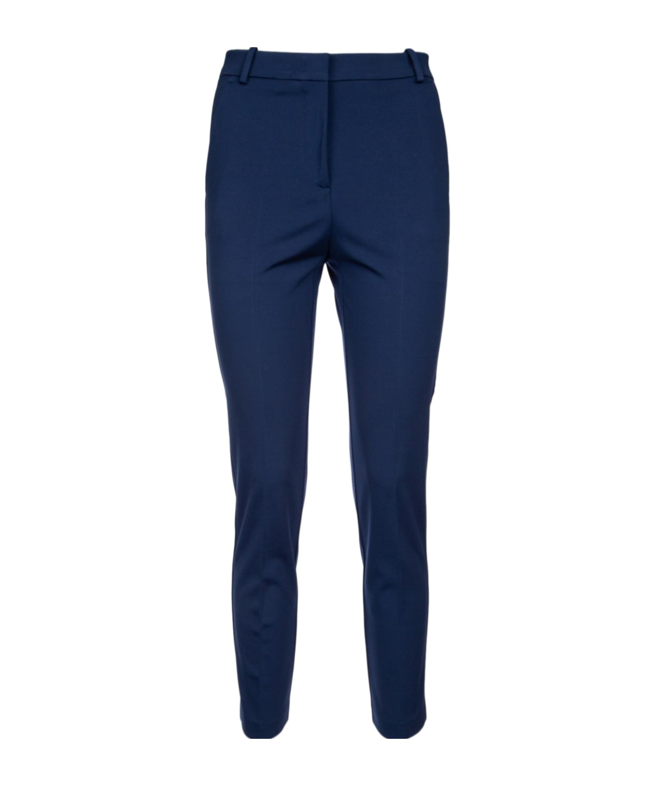 Pinko Women's Bello Straight-leg Trousers In Blue