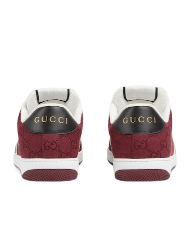 Gucci Screener Series Sports Skate Shoes In Red