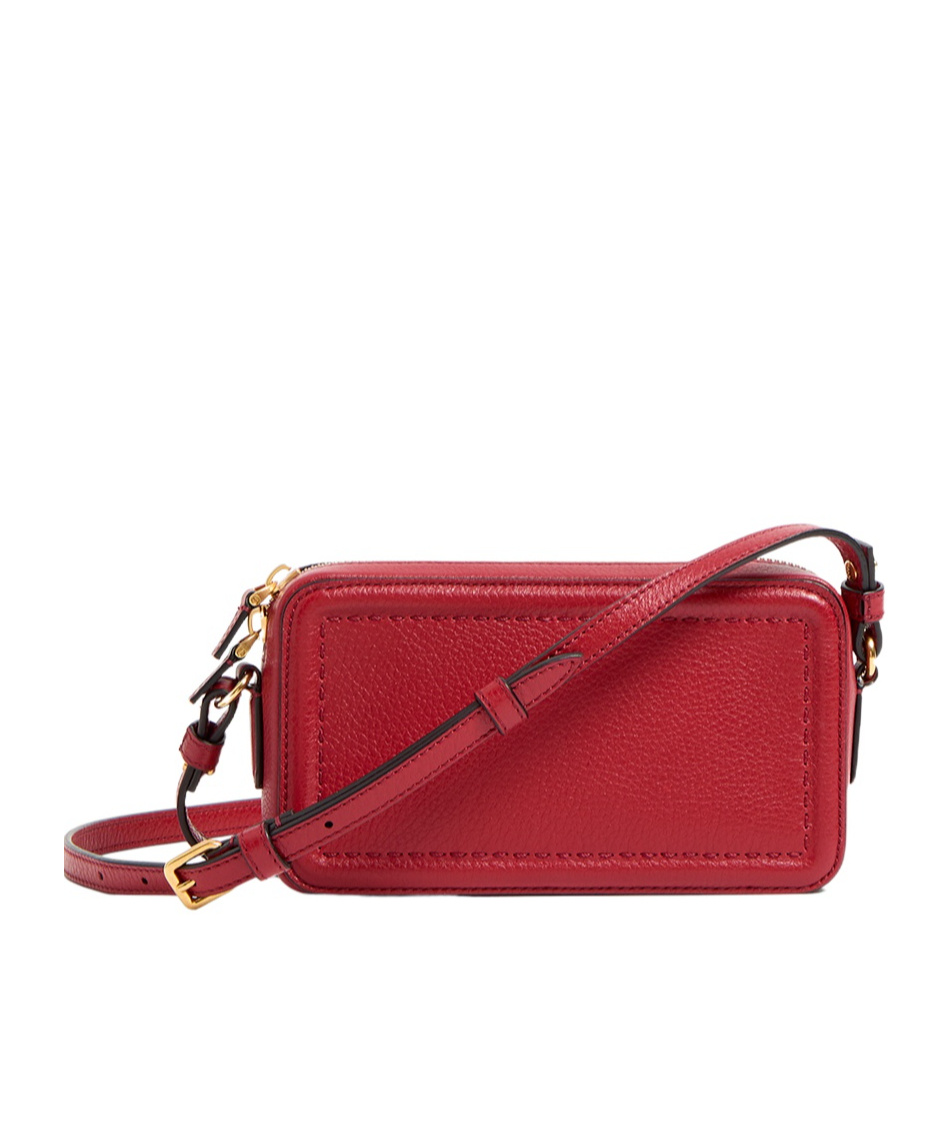 Valentino Garavani Alltime Leather Shoulder Bag With Vlogo Signature Detail In Red