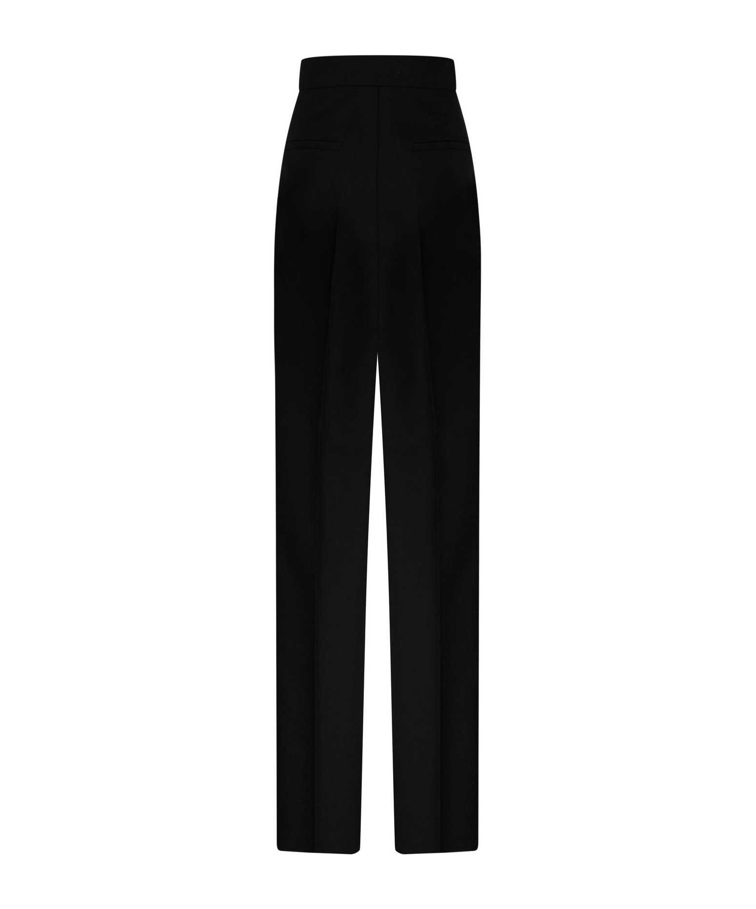 Max Mara Studio Lontra High Waist Trousers In Black