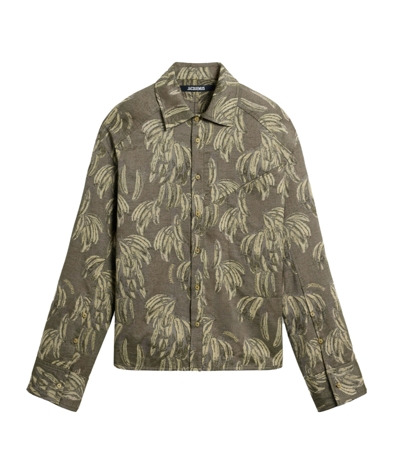 Jacquemus La Chemise Bateau Manches Longues In Green