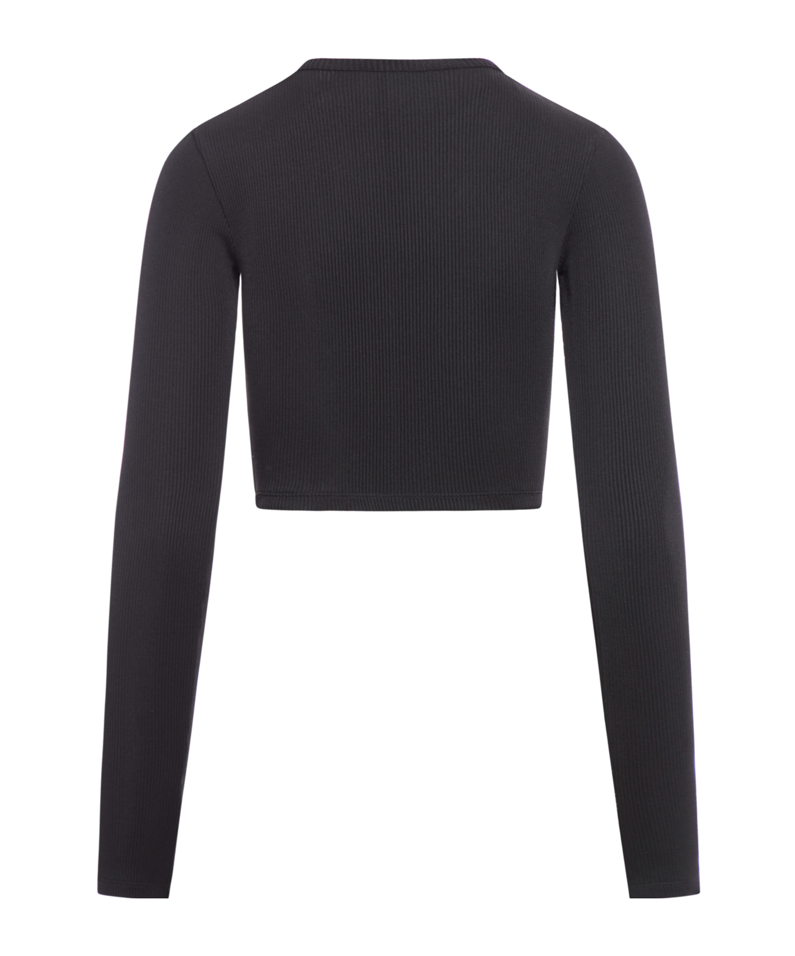 Prada Tshirt With Long Sleeves In Black