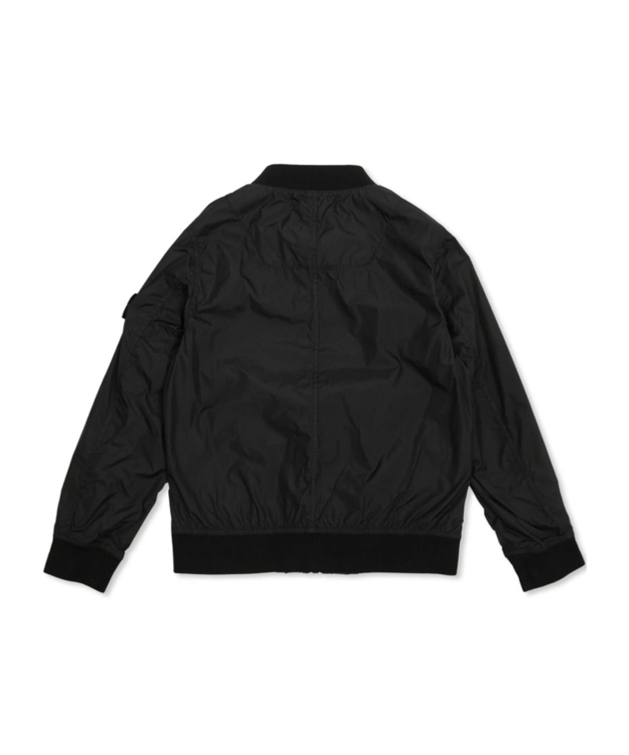 Stone Island Compass-badge Bomber Jacket In Black