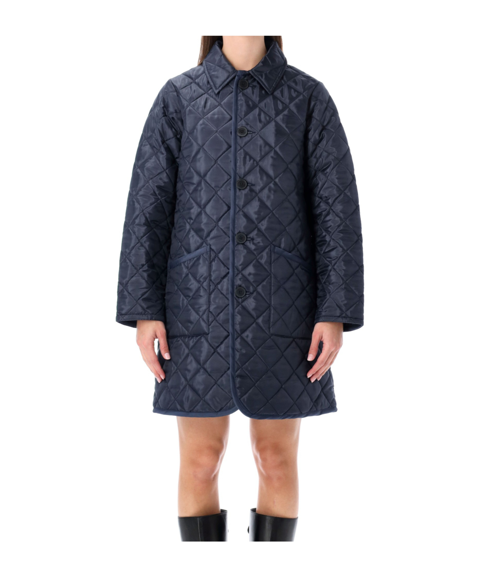 Comme Des Garçons Coat Comme Des Garcons Woman Color Blue In Blue