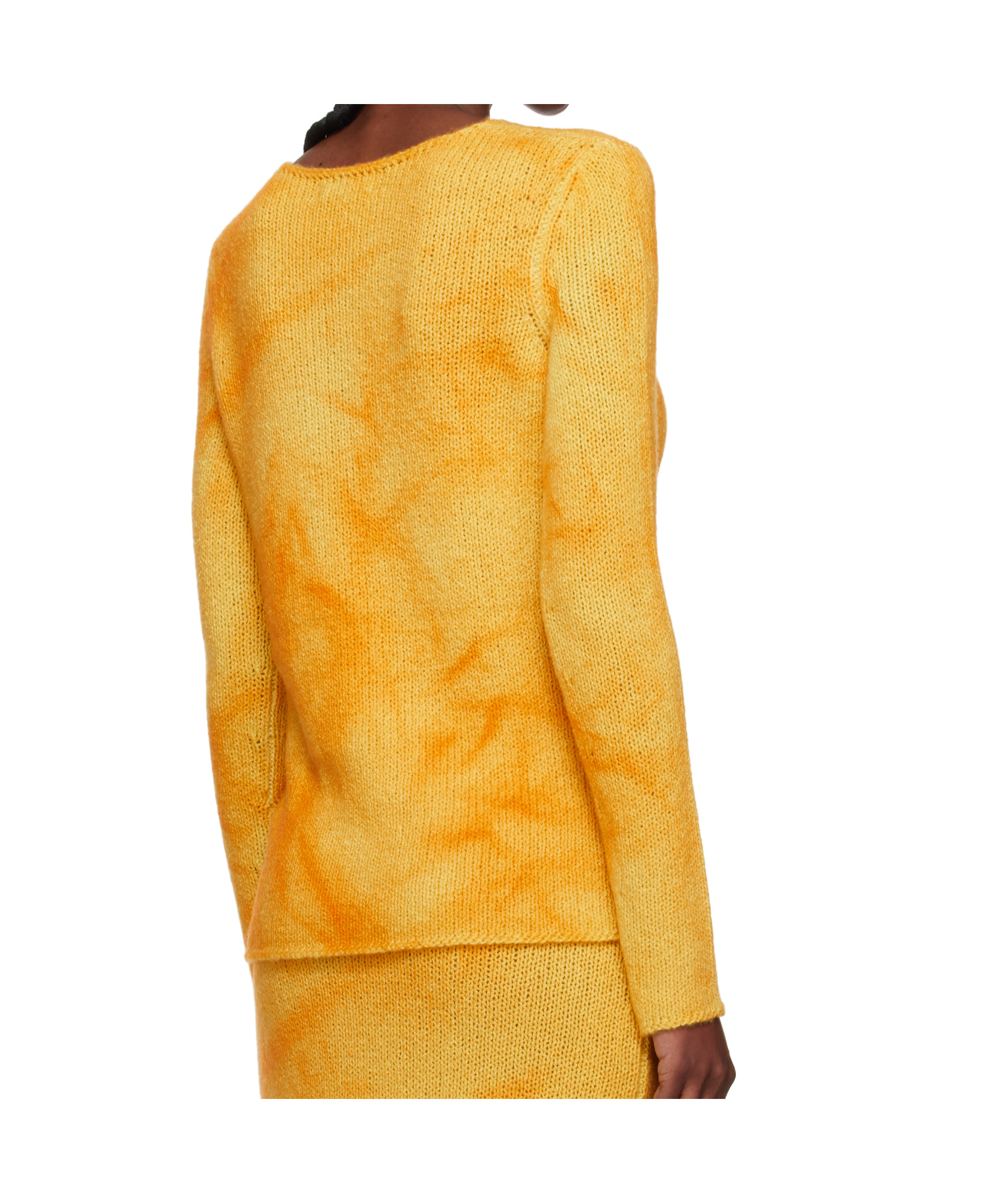 Gabriela Hearst Long Sleeve Sweater In Yellow