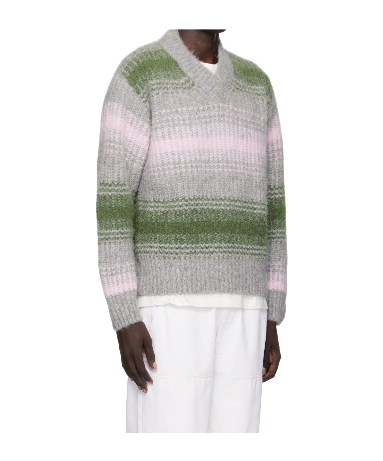 Kenzo Long-sleeved Sweater In Multi