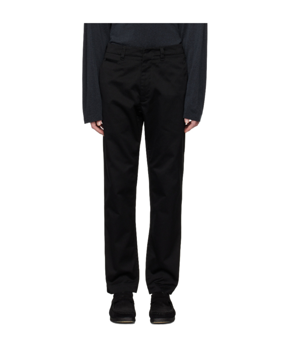 Nanamica Black Straight Chino Trousers In Black